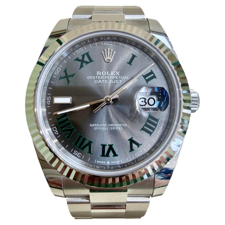 Rolex Datejust 41 mm 126334 Wimbledon UNWORN 2026 Slate Roman Oyster