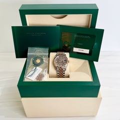 Rolex Datejust 36mm Ref 126231-0023 Everose Gold Oystersteel Complete
