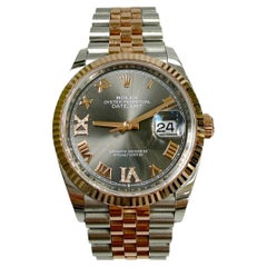 Rolex Datejust 36mm Ref 126231-0023 Everose Gold Oystersteel Complete