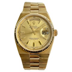 Rolex President Oysterquartz Day-Date 18k Mens 36mm 19018 1980
