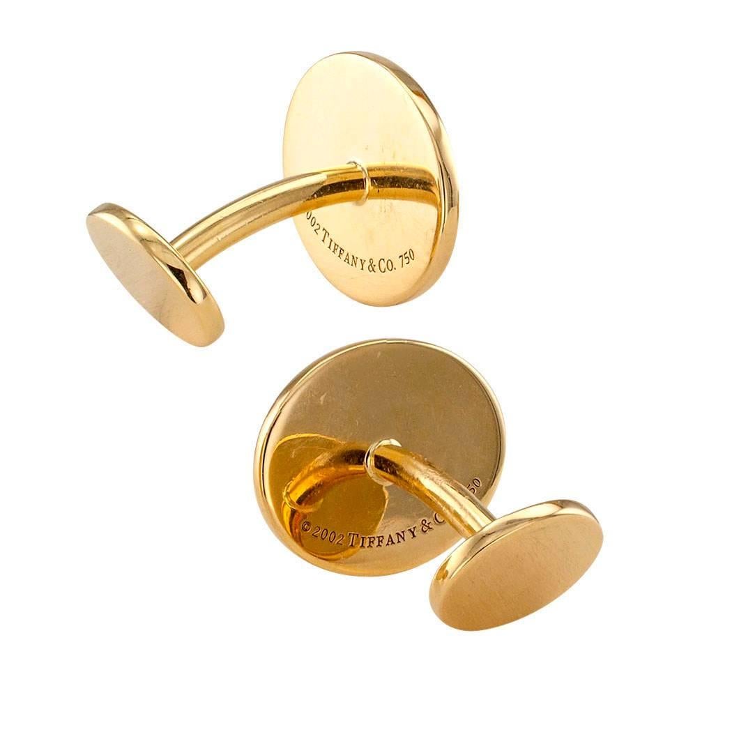 Contemporary Tiffany & Co. Gold Cufflinks