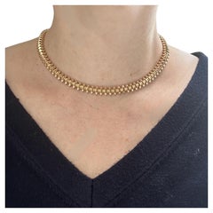 Collana The Clash Modello Medio Flessibile in oro rosa 18 carati, 2023 Papers