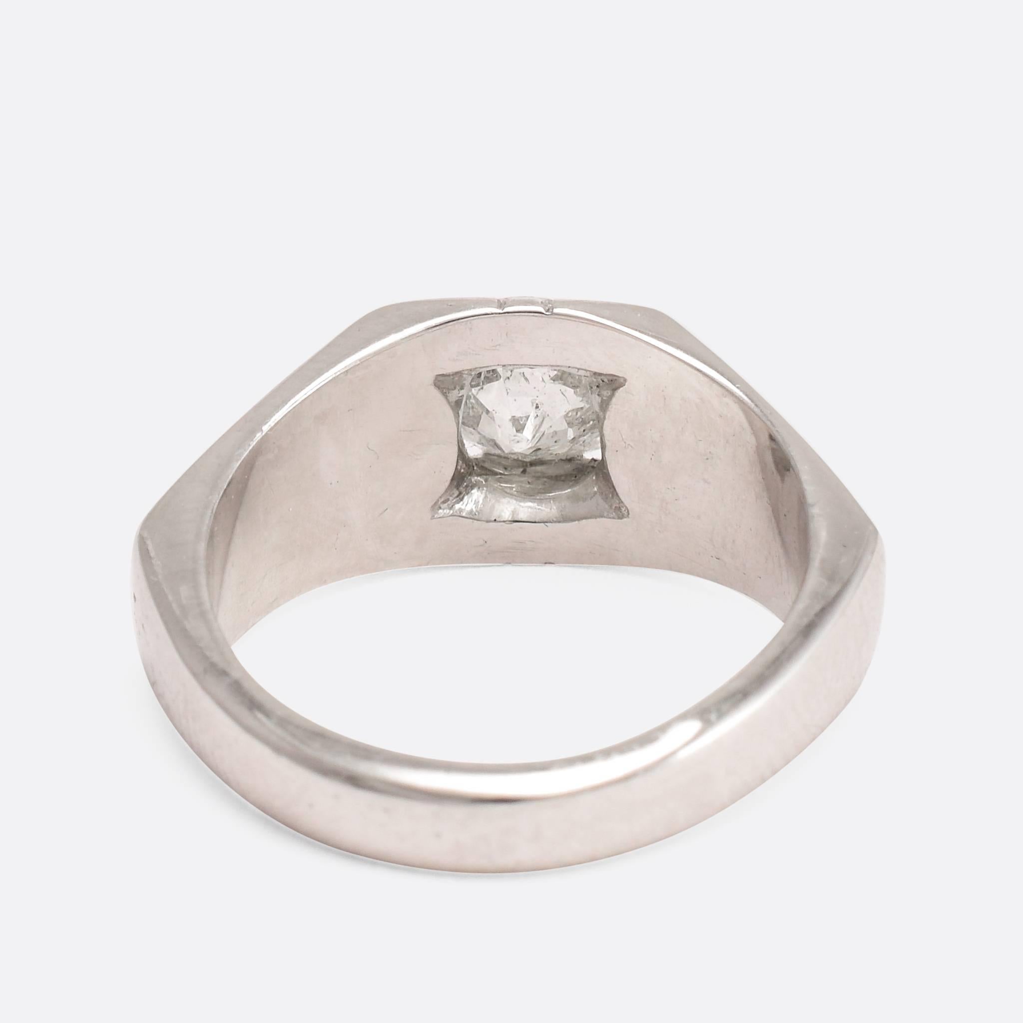 1.2 carat cushion cut diamond ring
