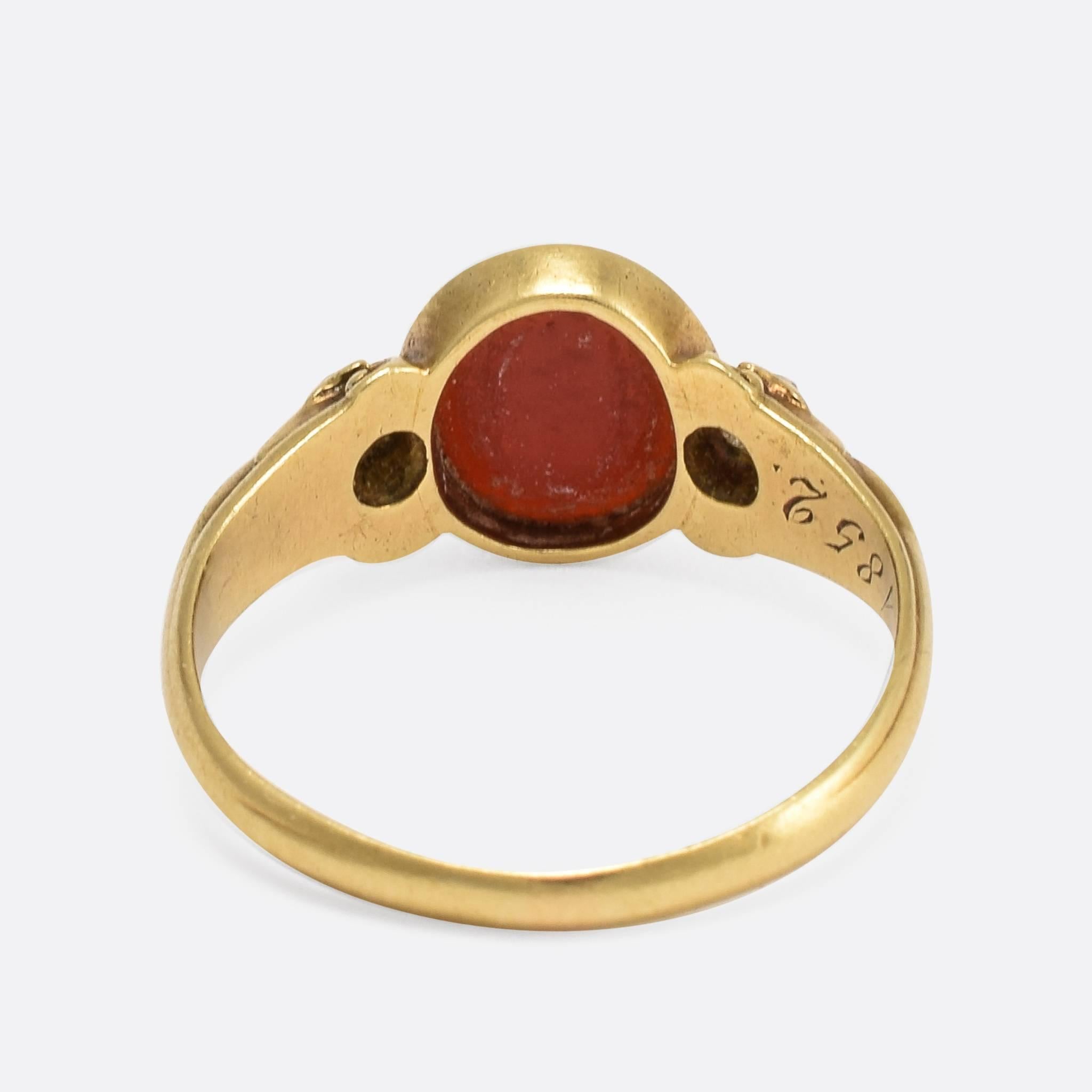 Victorian Sardonyx Diamond 