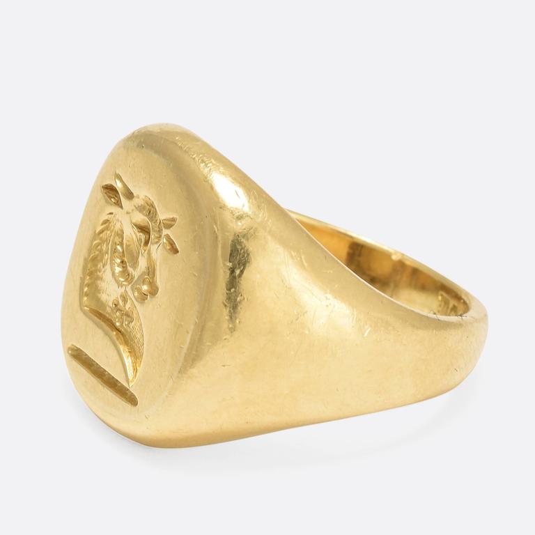 bull signet ring