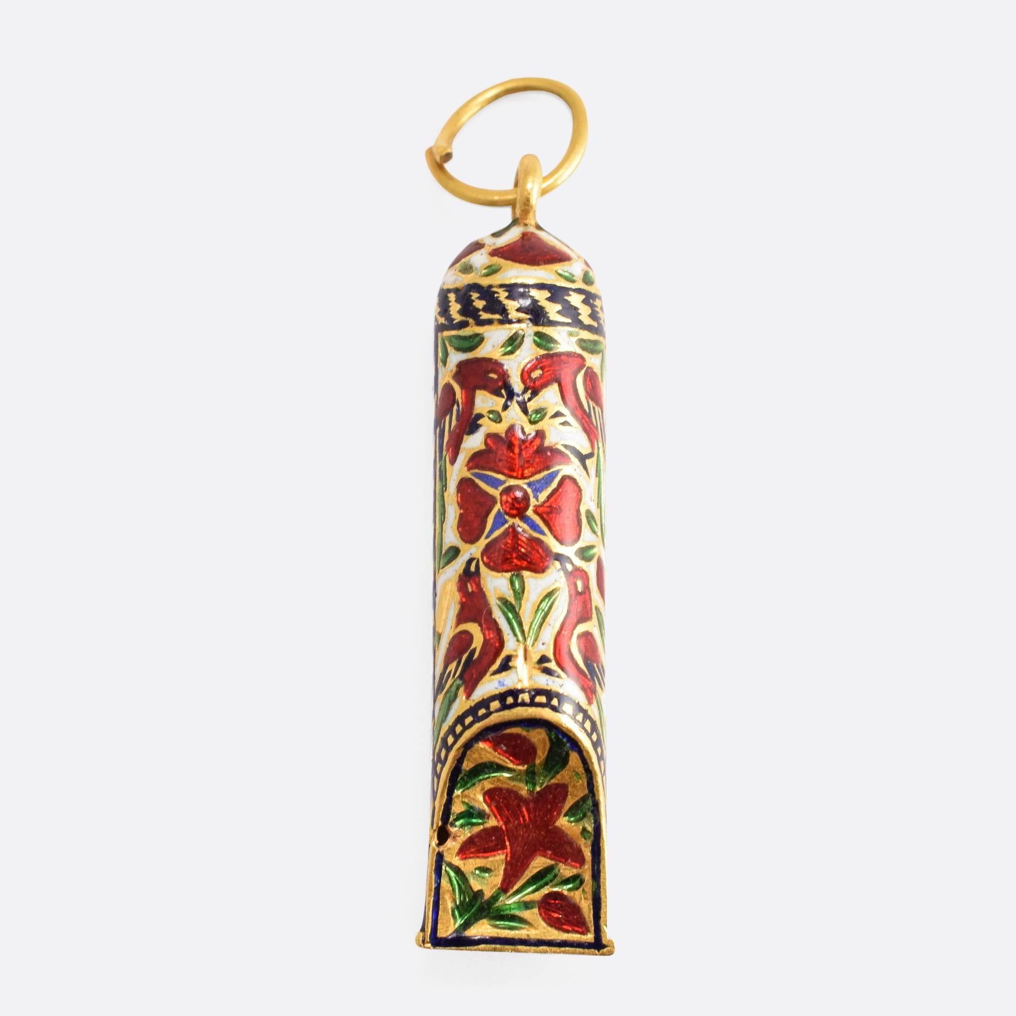 whistle necklace gold