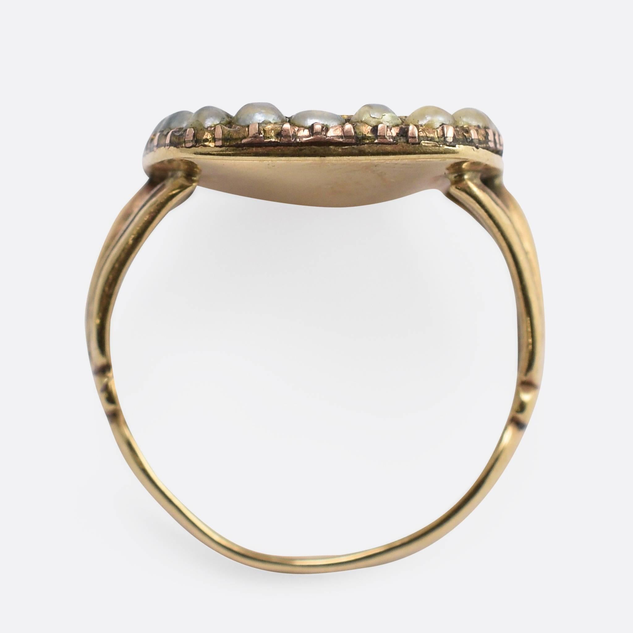 georgian mourning ring