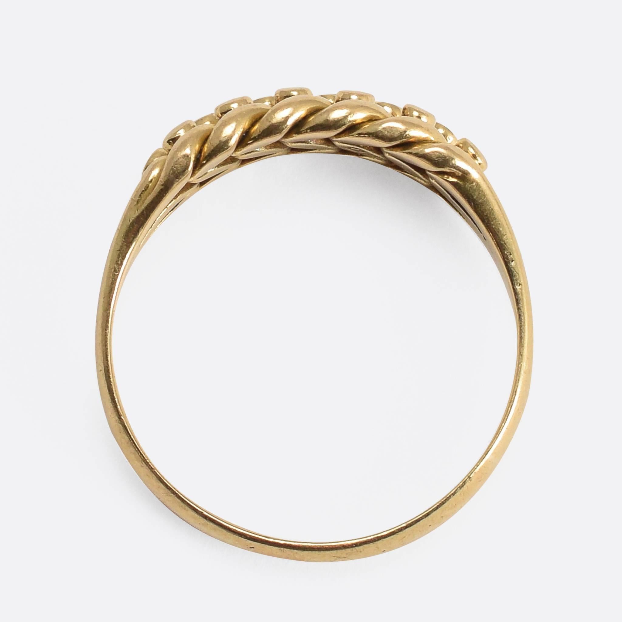 antique keeper ring