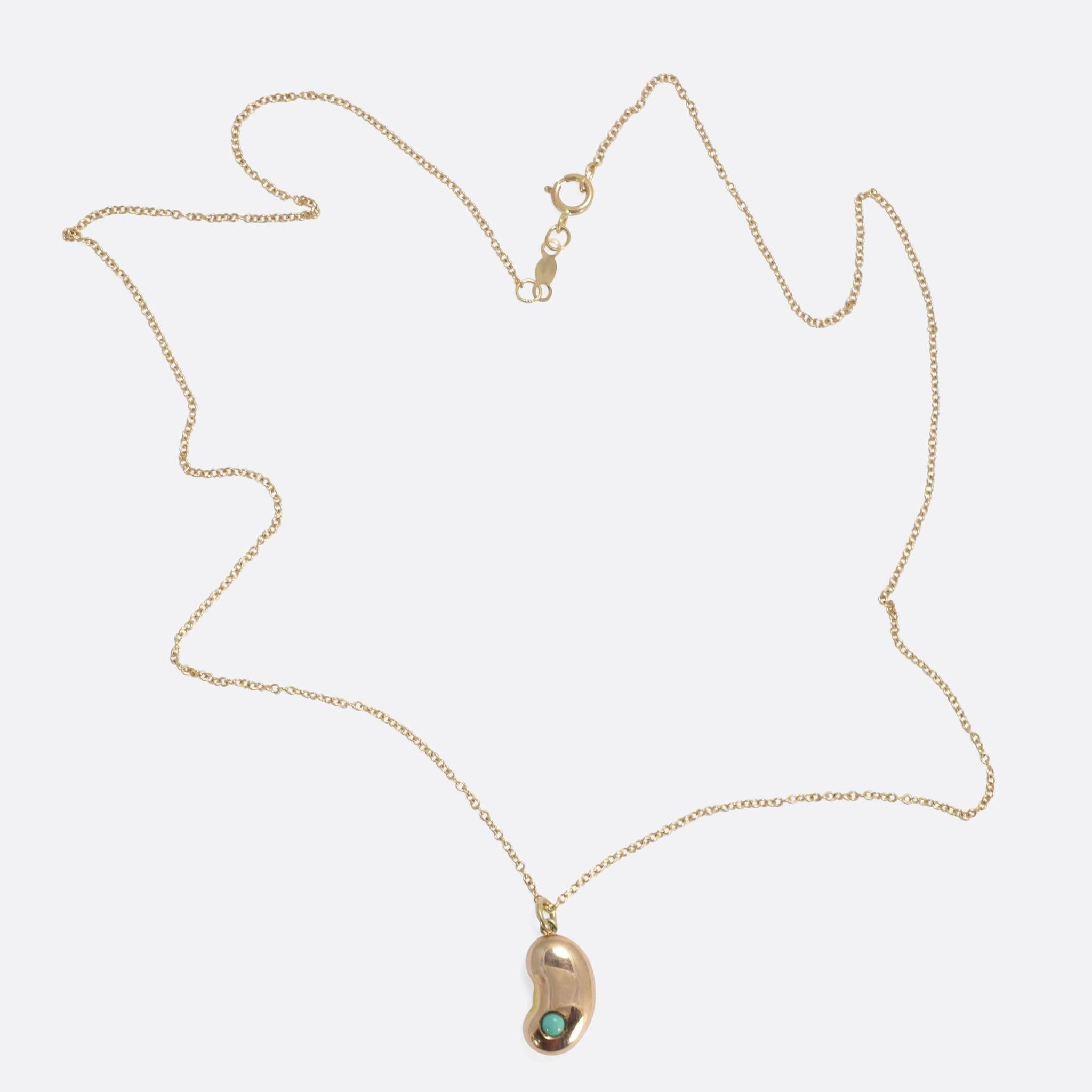 lucky bean charm