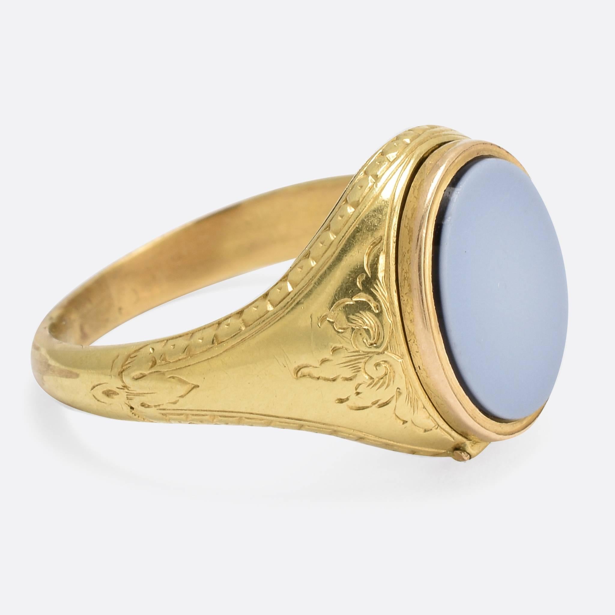 victorian signet rings
