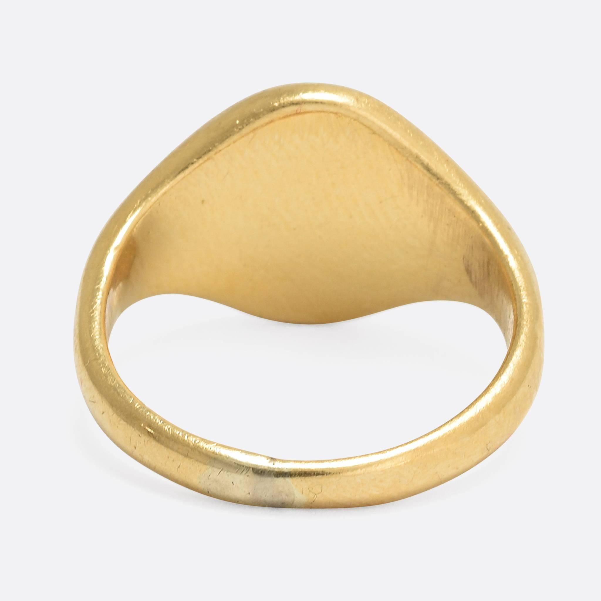 latin signet ring