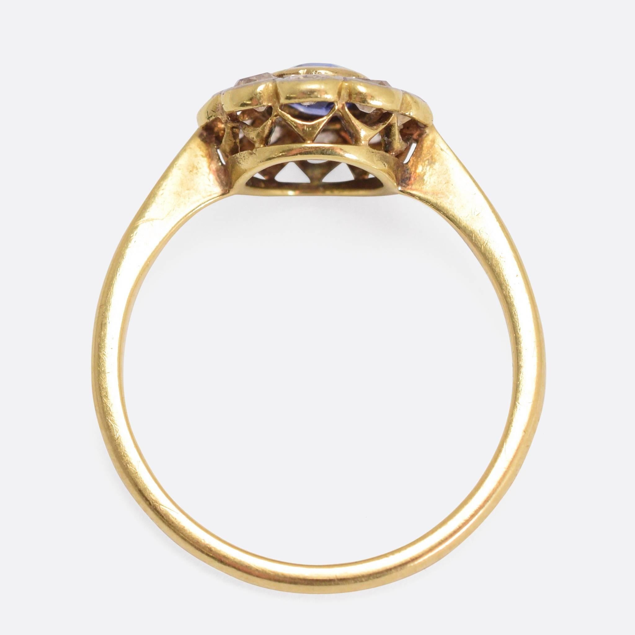 edwardian sapphire engagement rings