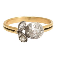 Antique Georgian Diamond Flower Ring