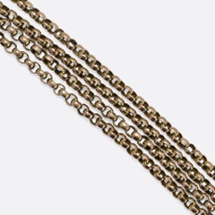 Antique Victorian 9 Karat Gold Guard Chain