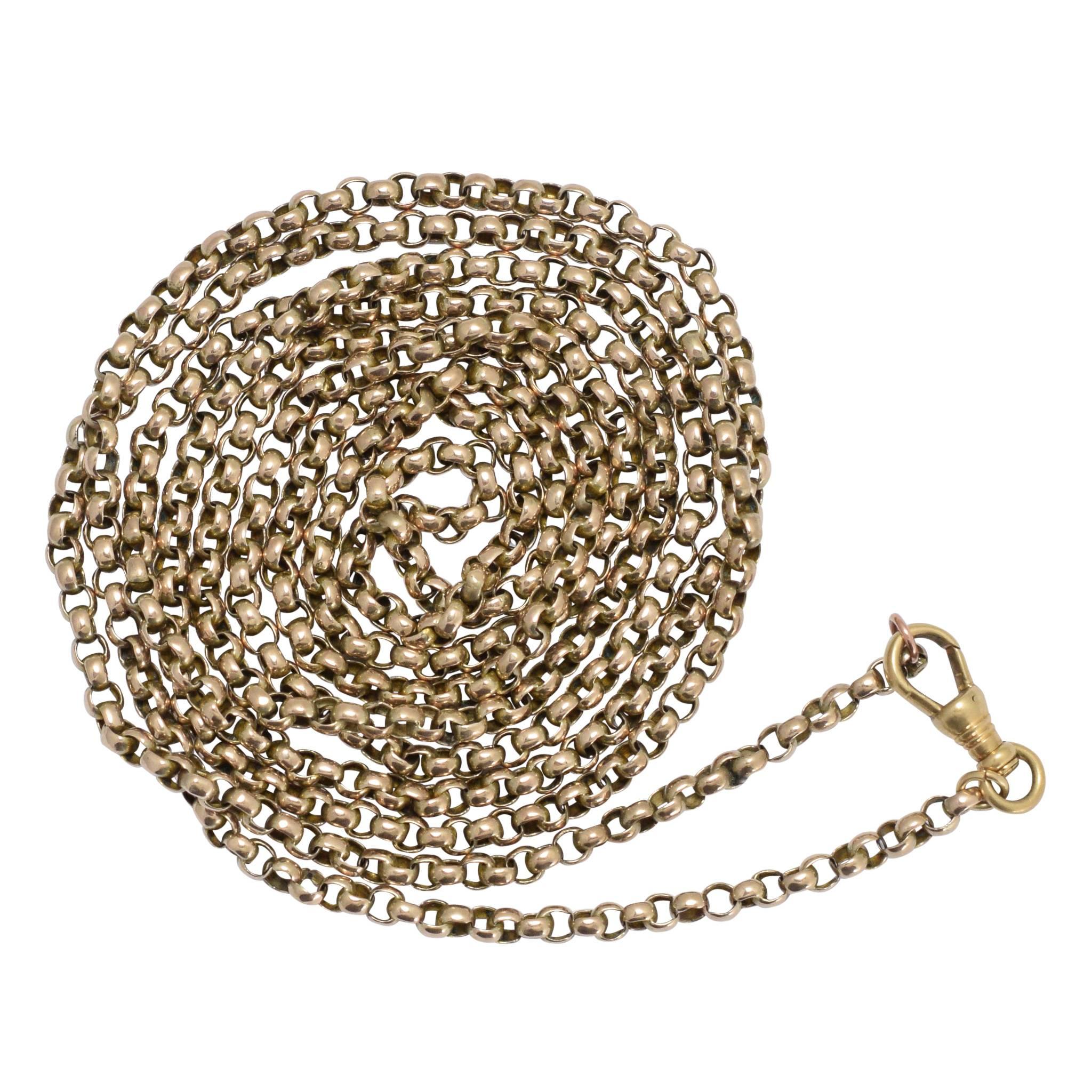 Antique Victorian 9 Karat Gold Guard Chain