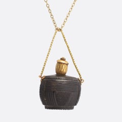Georgian Sea Bean Scent Bottle Pendant