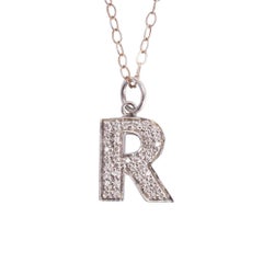 1960s Diamond "R" Pendant