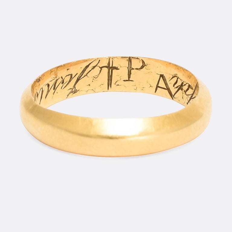 Antique Georgian Nun's Bride of Christ Wedding Ring at 1stDibs | nun ...