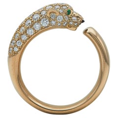 Cartier Bague Panthère de Cartier Or Rose 18K Diamant Taille 54