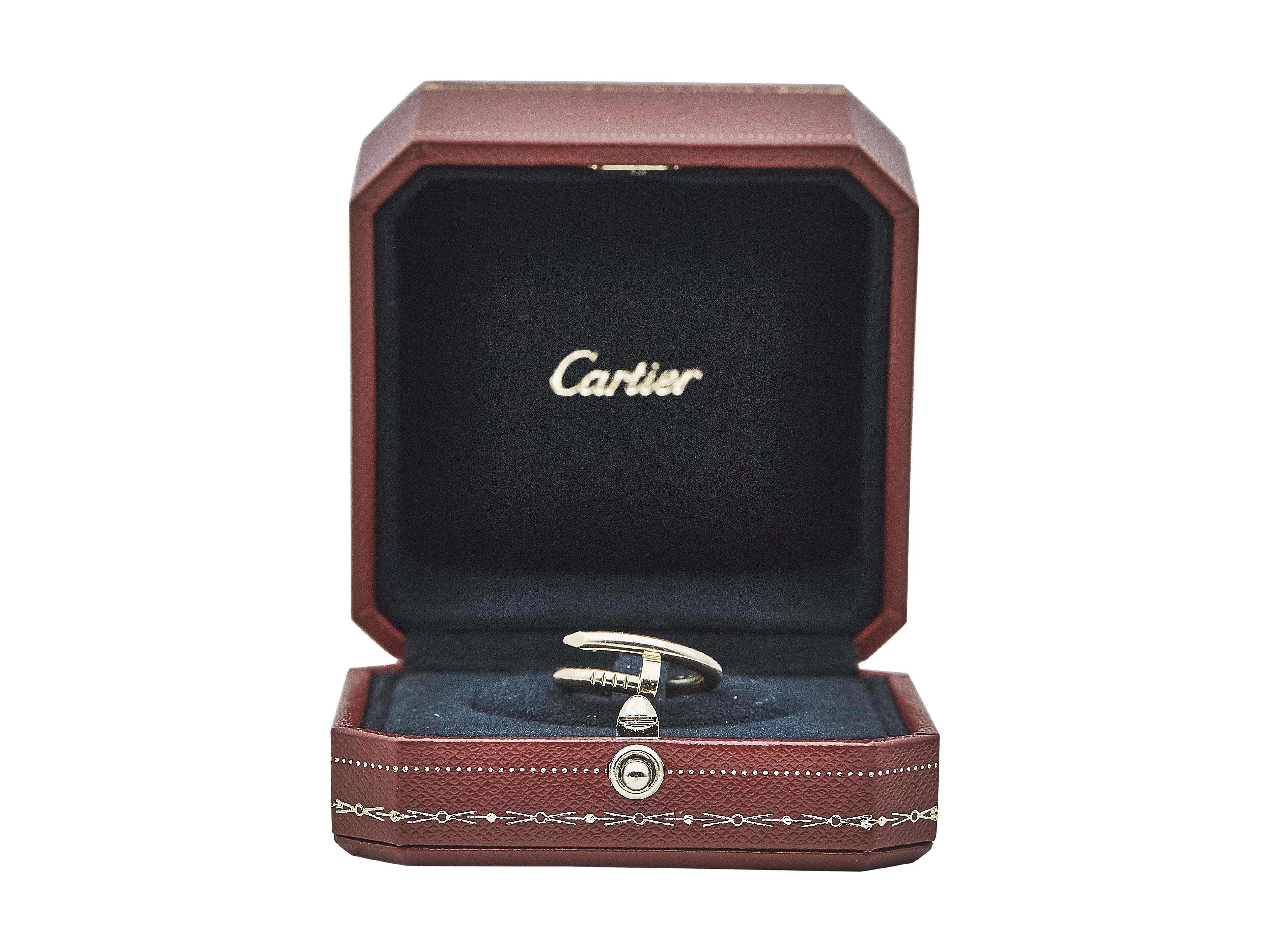Cartier Bague Juste un Clou Modèle Classique Or Jaune 18K Taille 50 en vente 1