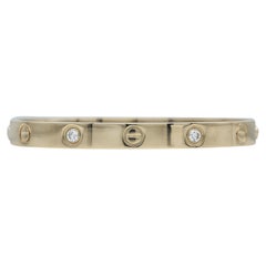 Cartier Love Armband, klassisches Modell, 18 Karat Gelbgold, 4 Diamanten, Größe 16