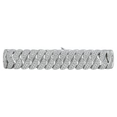 Cartier La Dona 18K White Gold and Diamond Bracelet