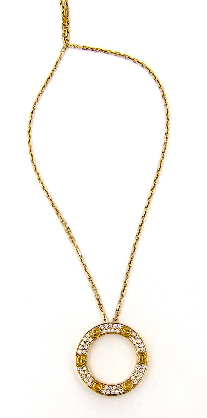 cartier aldo cipullo gold love necklace