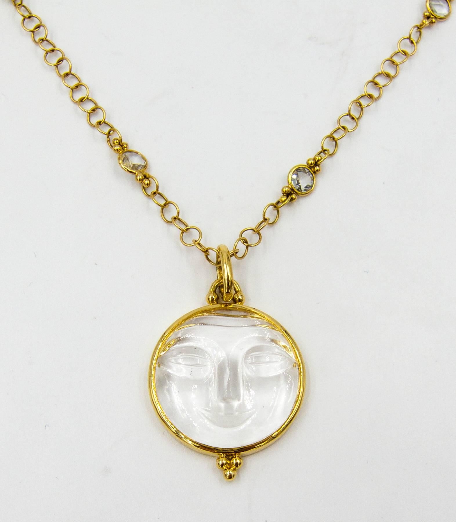 Temple St Clair's inimitable style is clear in this charming and wearable necklace.   The 23