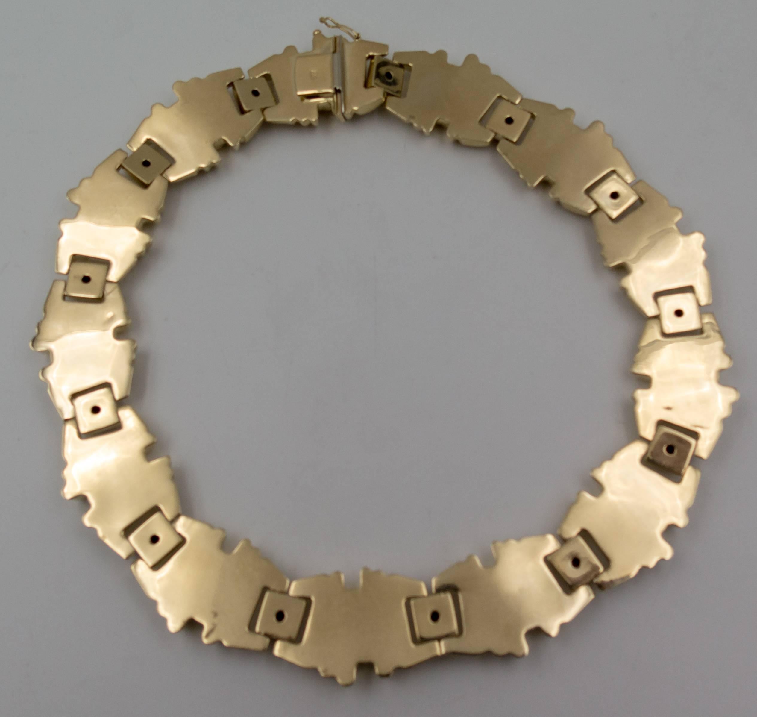  Sugarloaf Carnelian Gold Necklace and Bracelet Suite 2