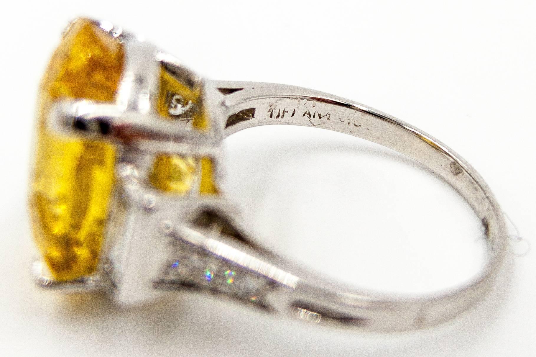 yellow sapphire ring tiffany