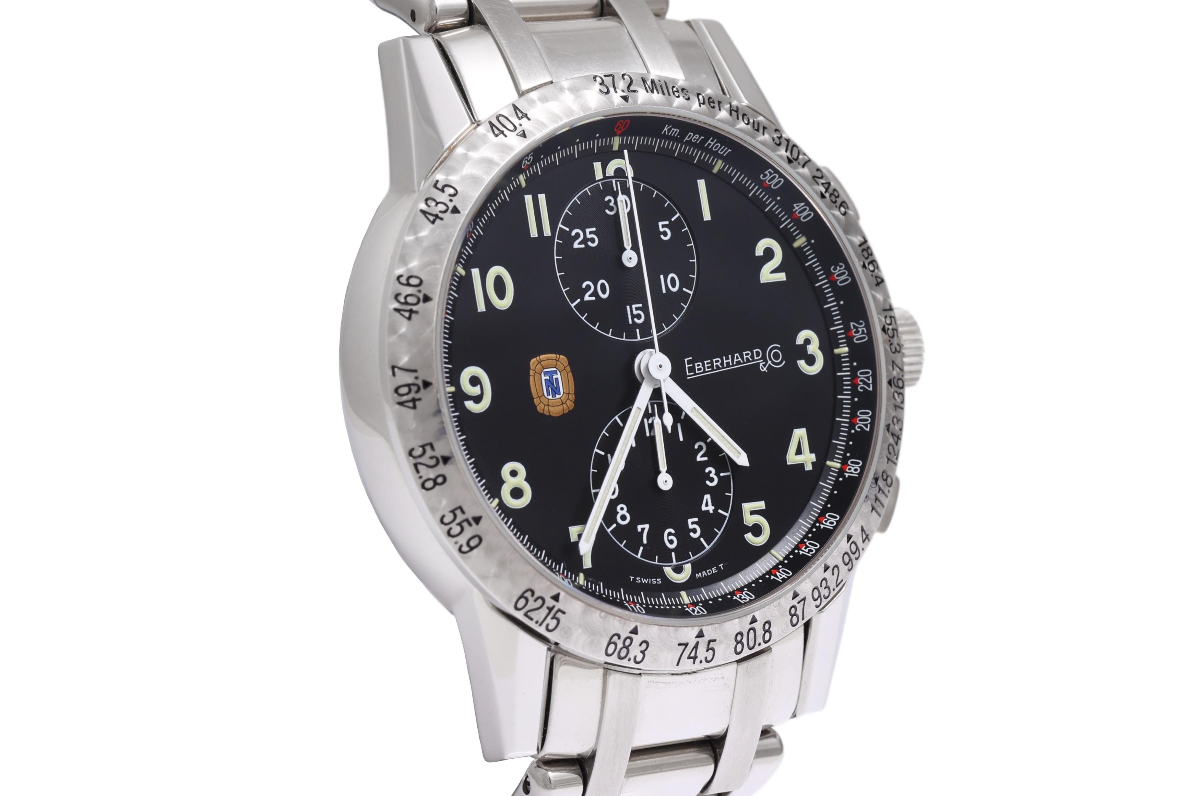 Eberhard Cronografo Automatico Tazio Nuvolari Orologio da polso BNIB In condizioni Nuovo in vendita a Antwerp, BE