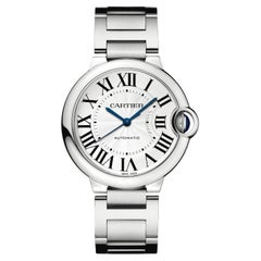 Cartier Ballon Bleu de Cartier 36mm Guilloche Dial Mechanical Watch WSBB0048