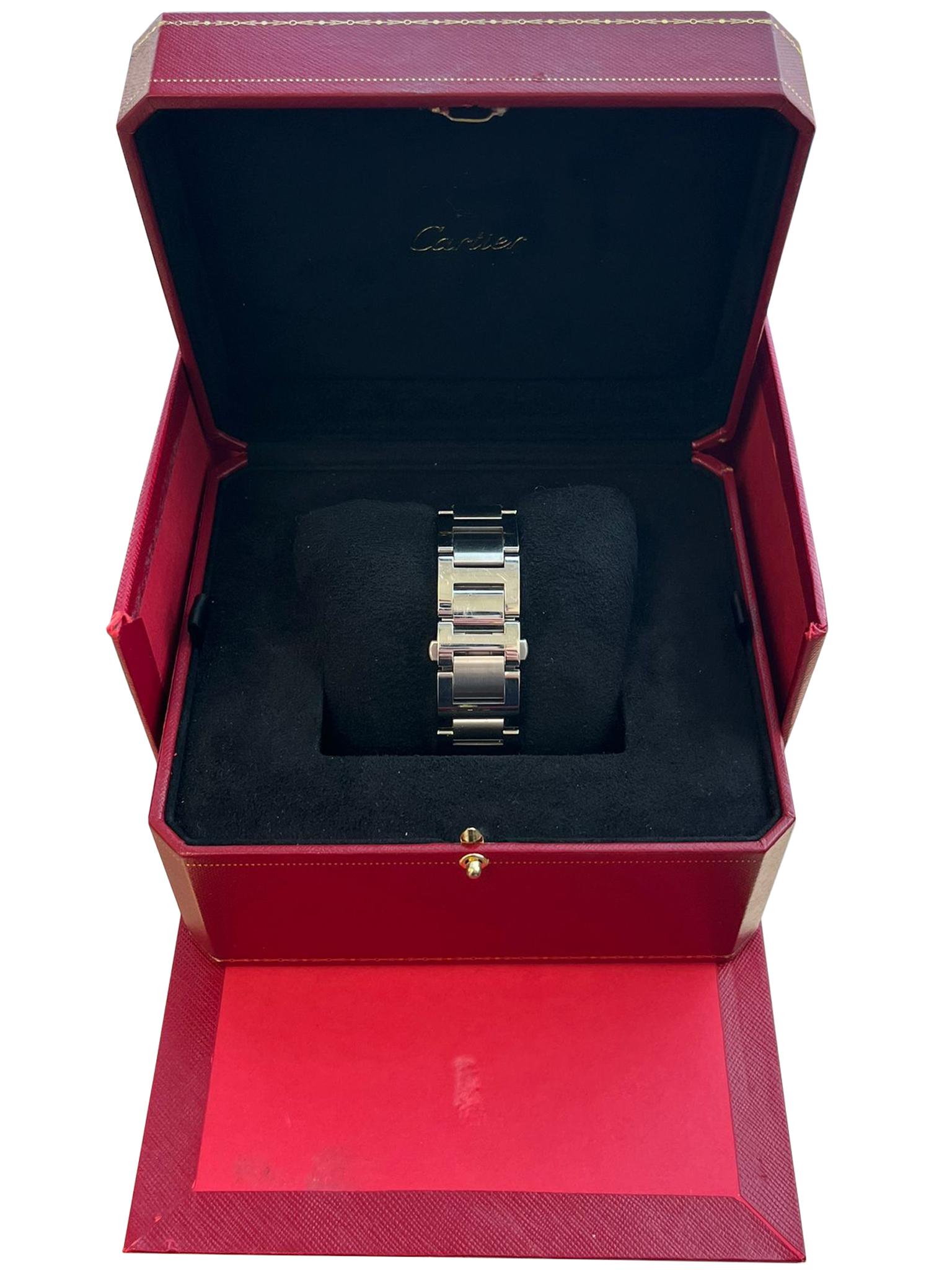 Orologio automatico Cartier Ballon Bleu de Cartier 42 mm con quadrante guilloché WSBB0049 in vendita 14