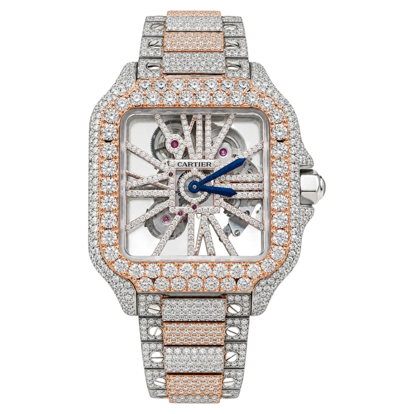 Montre Santos Squelette