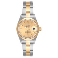 Reloj de mujer Rolex Lady-Datejust de 26 mm, de acero y oro amarillo, con esfera color champán, modelo 79163