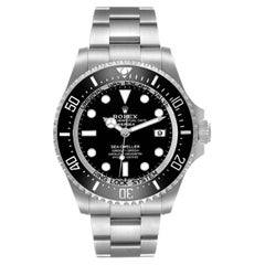 Rolex Sea-Dweller Deepsea 44mm Stainless Steel Black Dial Oyster Watch 136660
