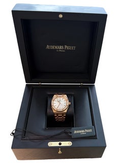 Audemars Piguet Royal Oak Rose Gold Silver Dial Watch 77351OR.ZZ.1261OR.01
