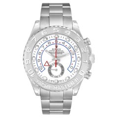 Rolex Yacht-Master II 44mm 18k White Gold & Platinum Oyster Mens Watch 116689