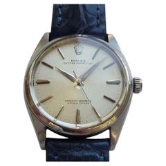 Rolex Oyster Perpetual ref 1002 Mens 34mm 1960s Vintage Swiss Automatic RA848B