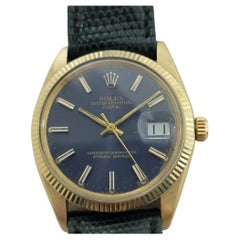 Rolex Oyster Perpetual Date 1503 14k Gold 35mm Men Automatic 1960s RA264C
