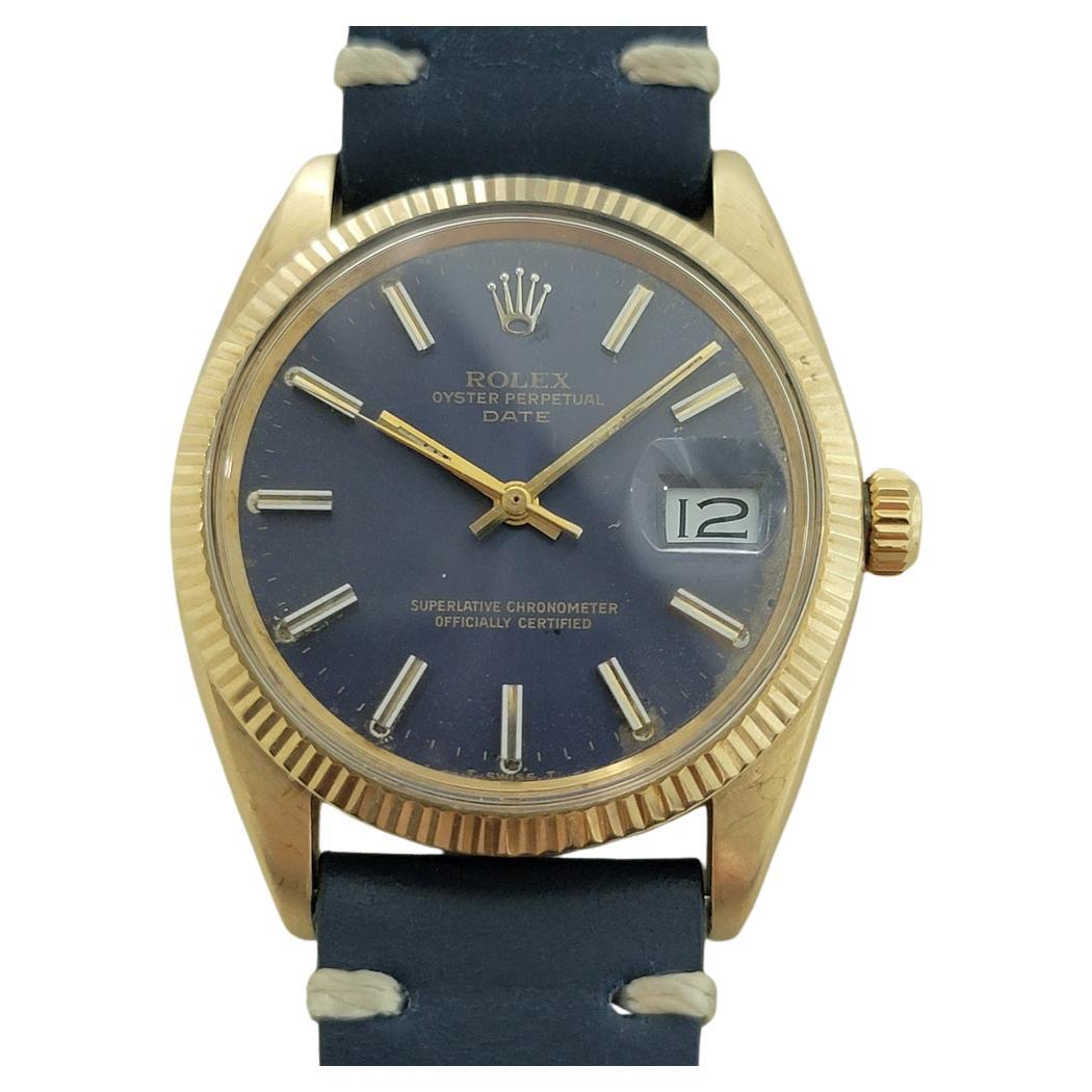 Does a Rolex tick or glide?