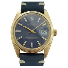 Rolex Oyster Perpetual Date 1503 14k Gold 35mm Men Automatic 1960s RA264C