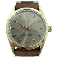 Rolex Oyster Perpetual 1024 34mm Mens Gold Capped Automatic 1960s Vintage RA200C