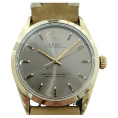 Rolex Oyster Perpetual 1024 34mm Mens Gold Capped Automatic 1960s Vintage RA200C