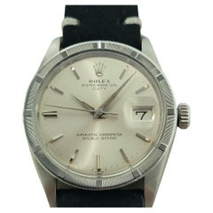 Rolex Oyster Perpetual Date Ref 1501 35MM Mens Automatic 1960s Vintage RA568B