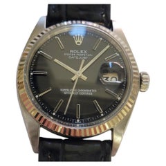 Rolex Oyster Ref 1601 Datejust Mens 1970s 36mm 18k SS Vintage Automatic RA790B