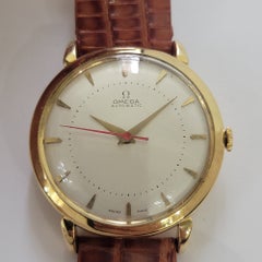 Omega 18k Solid Gold Mens 35mm Vintage 1940s Bumper Automatic RA816