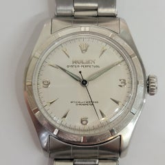 Rolex Oyster Perpetual Ref 6107 Mens 1950s 34mm All Original w Box Paper RA847
