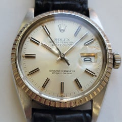 Rolex Oyster Ref 16030 Datejust Mens 36mm 1970s Swiss Vintage Automatic RA798B
