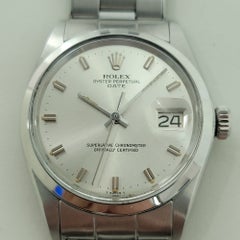 Rolex Oyster Perpetual Date 1500 34mm Mens 1970s Automatic All Original RA602